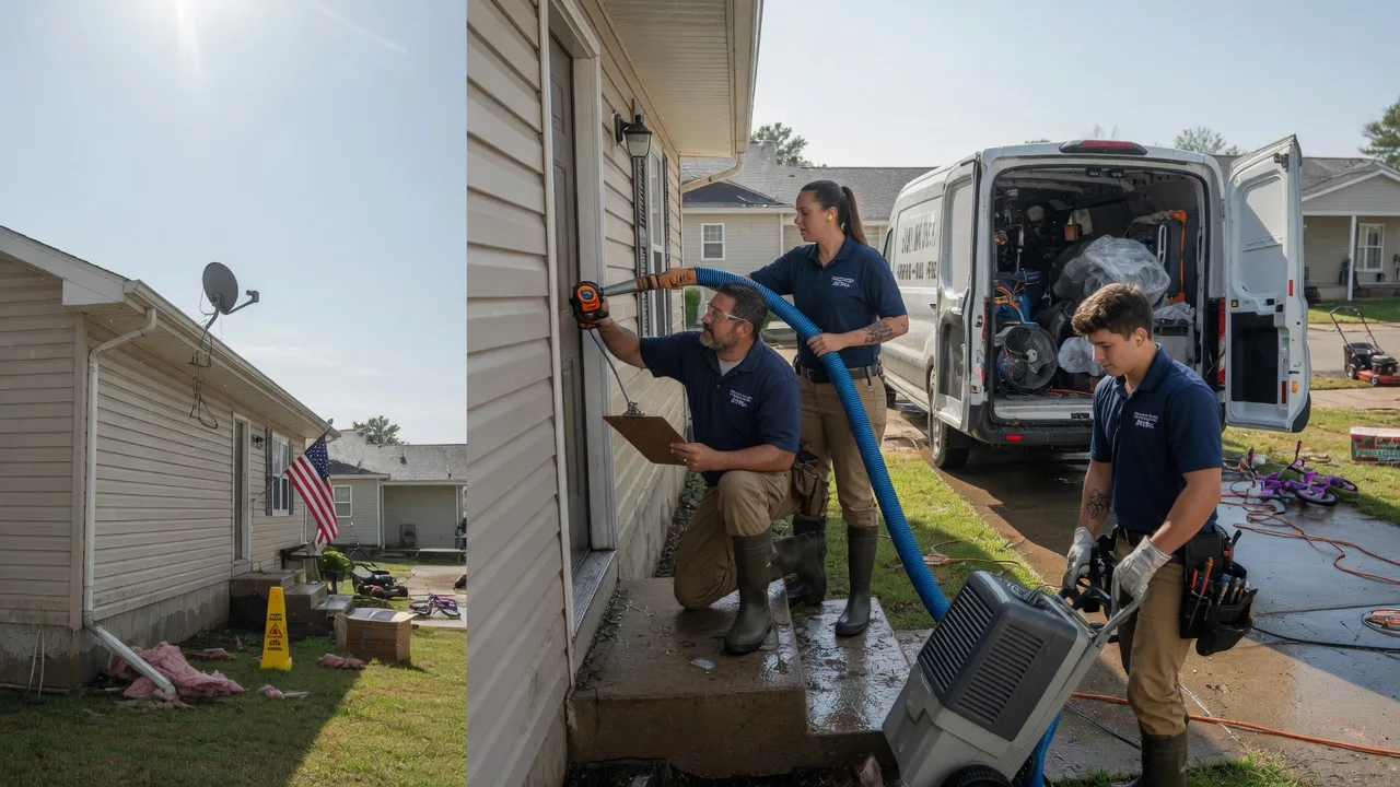 Ceiling Water Damage Restoration in Elliott, IA near me